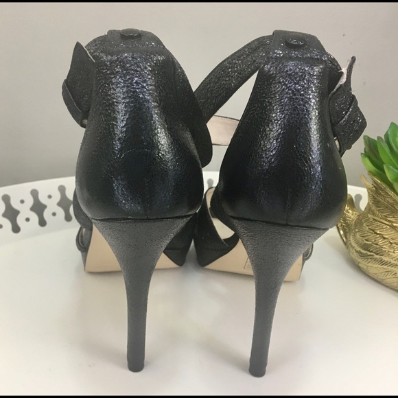 Michael Kors Gideon Sparkle Stiletto Leather Heels - Picture 3 of 8